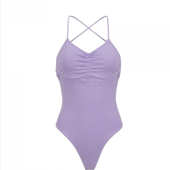 Tracy Anderson lilac One-Piece bodysuit size small - Picture 1 of 5
